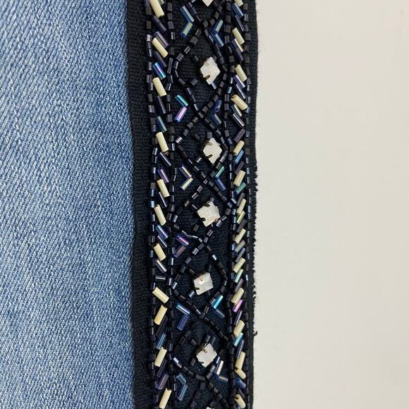 Paige Verdugo Ankle Paulinatux Embellished Jeans - Picture 4 of 9